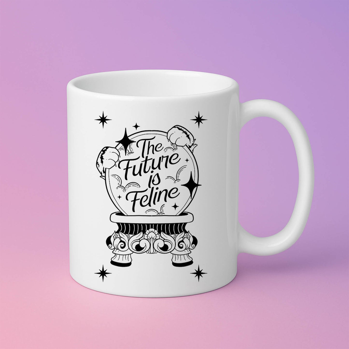 The Future is Feline Mug