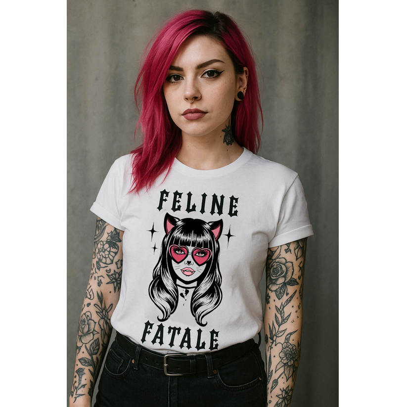 Feline Fatale - T-shirt