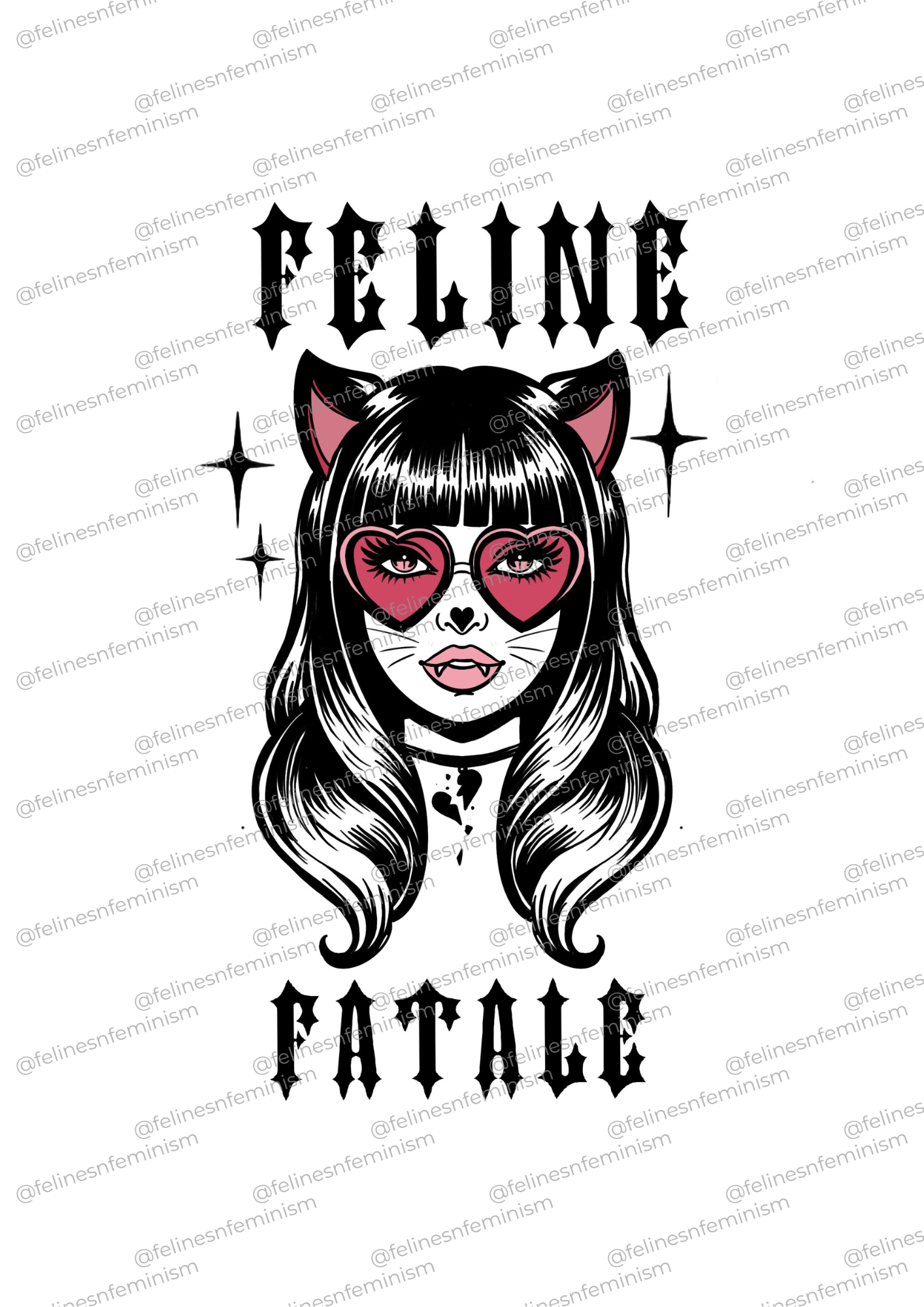Feline Fatale Print