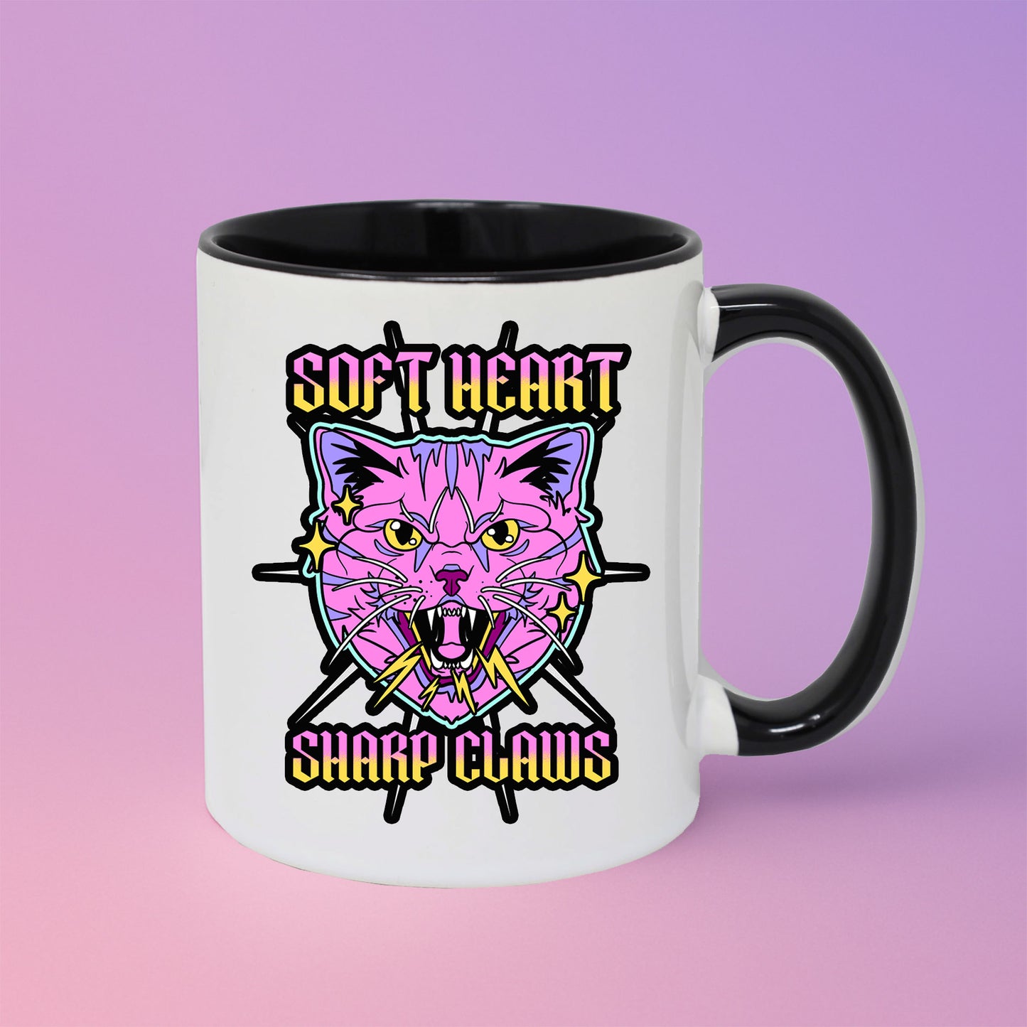 Soft Heart, Sharp Claws Mug