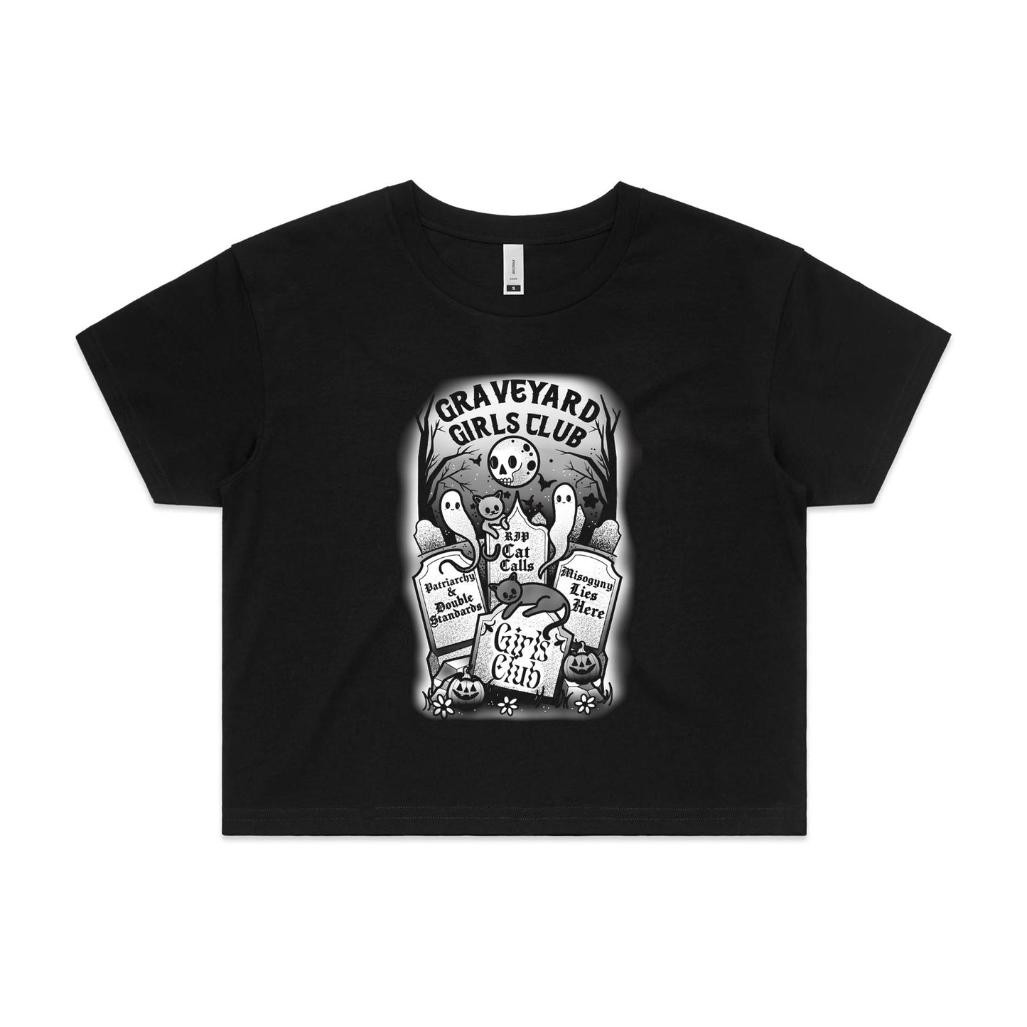 Graveyard Girls Club - Crop Tee