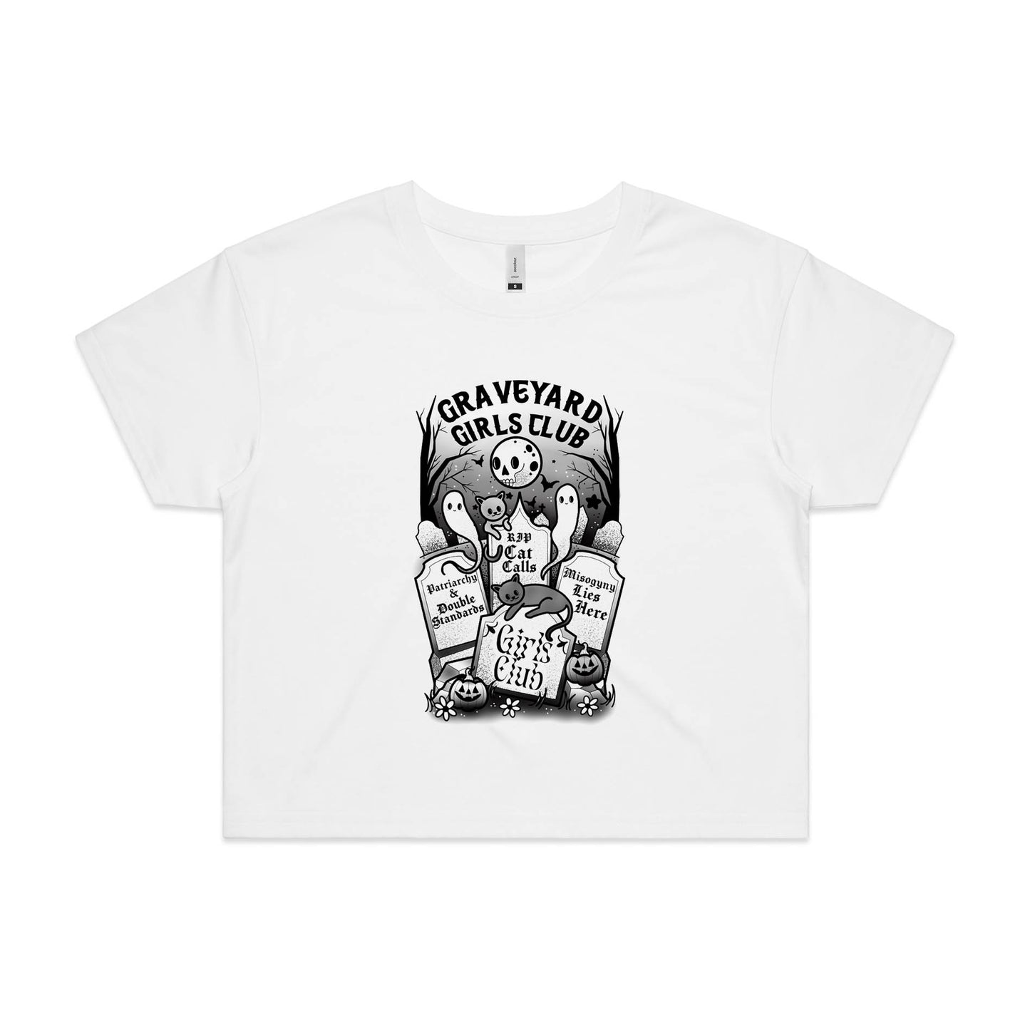 Graveyard Girls Club - Crop Tee