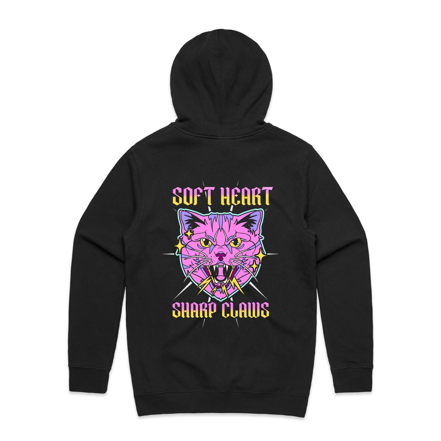 Soft Heart, Sharp Claws Hoodie