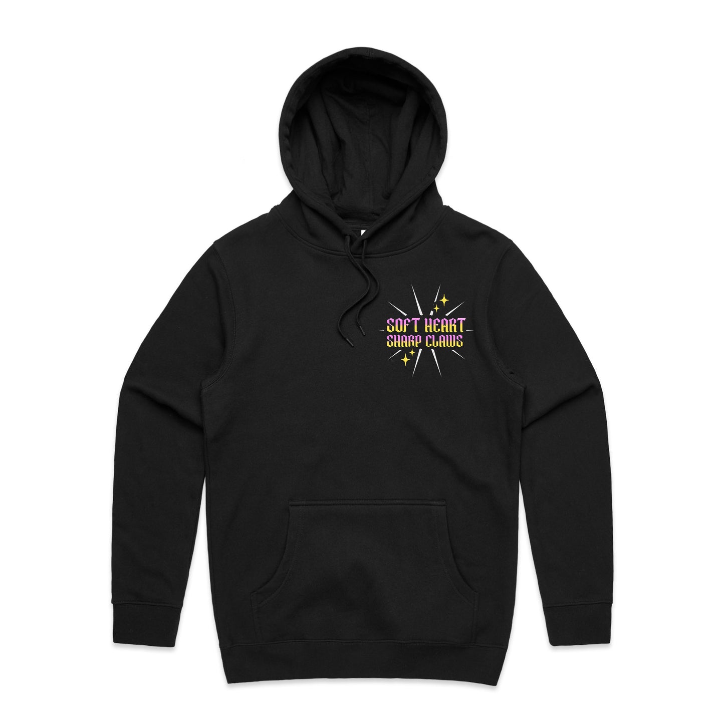 Soft Heart, Sharp Claws Hoodie